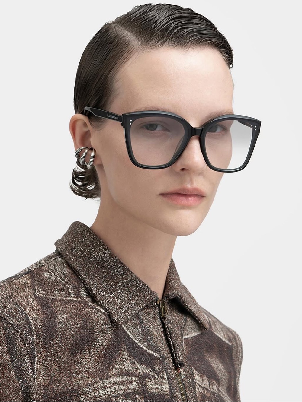 GENTLE MONSTER Black Oversized Square Women's Glasses